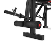 Hop-Sport Hantelbank klappbar, verstellbare Fitnessbank mit Beinstrecker, Butterfly, Curlpult & Langhantelablage, Krafttrainingsgerät für Zuhause, 240 kg Max. Belastbarkeit der Hantelbank