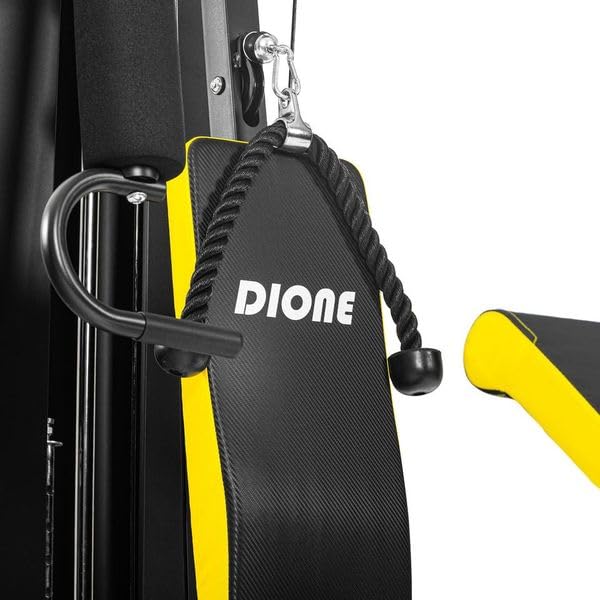 Dione HG3 - Fitnessstation - Multi-Gym - Krafstation - Mit 45 kg Gewichte - Erweiterbar auf 100 kg - Homegym