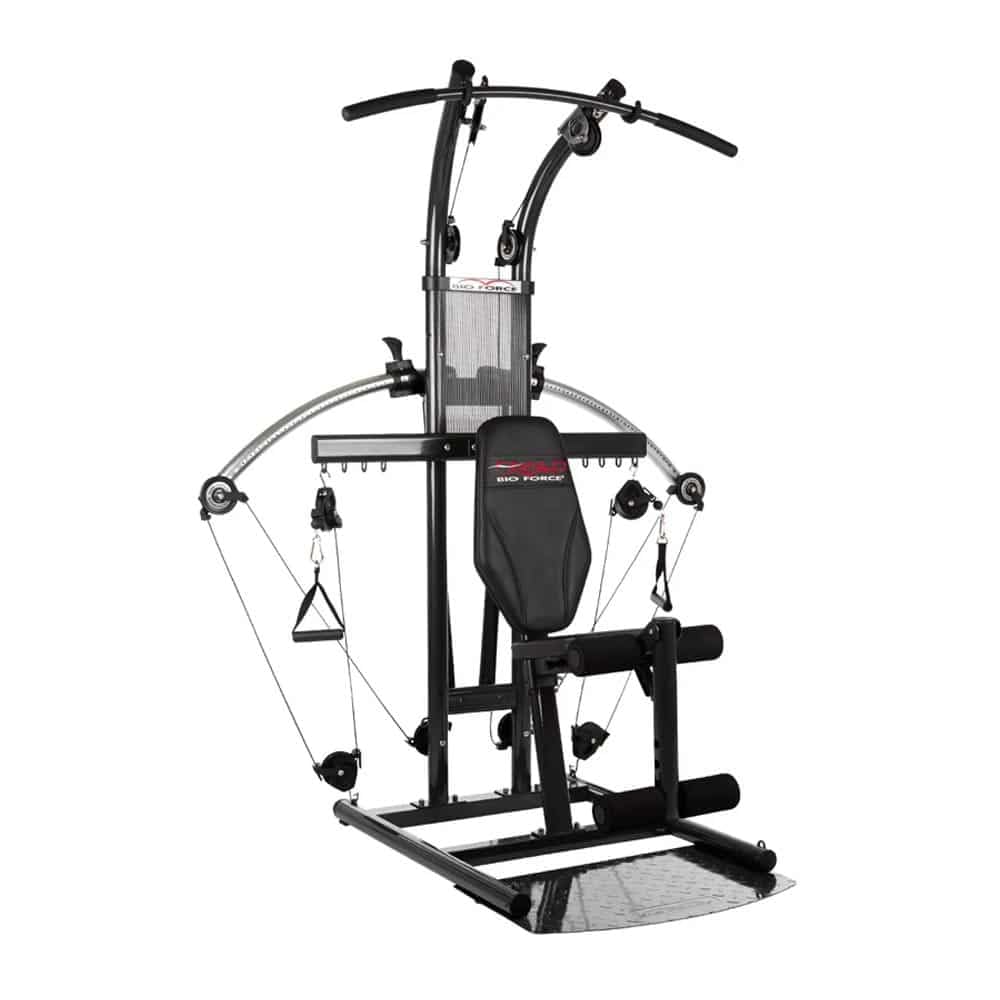 HAMMER Finnlo Kraftstation Bio Force, TNT-Widerstandstechnologie, 110 kg Zuggewicht, über 100 Übungen - Fitnessgeräte für Zuhause Home Gym Sport Gerät