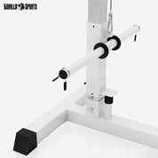 GORILLA SPORTS® Latzugstation - Verstellbar, inkl. Trizepsstange und Latzugstange, bis 280kg Belastbar, 30mm - Latzugturm, Kabelzugstation, Fitnessstation, Latzugmaschine, Latzug-Station