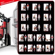 Kraftstation HGX150/HGX200, bis zu 80kg, Deutsche Qualitätsmarke, Bodybuilding Sportstech Multifunktions-Homegym mit Stepper und Powertower oder Beinpresse, Fitnessstation für Zuhause