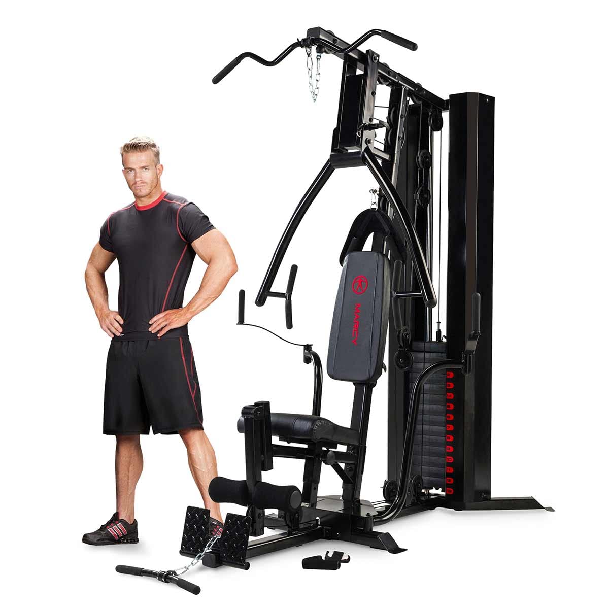 Marcy HG5000 Luxus Heim-Gym Kraftstation, Schwarz