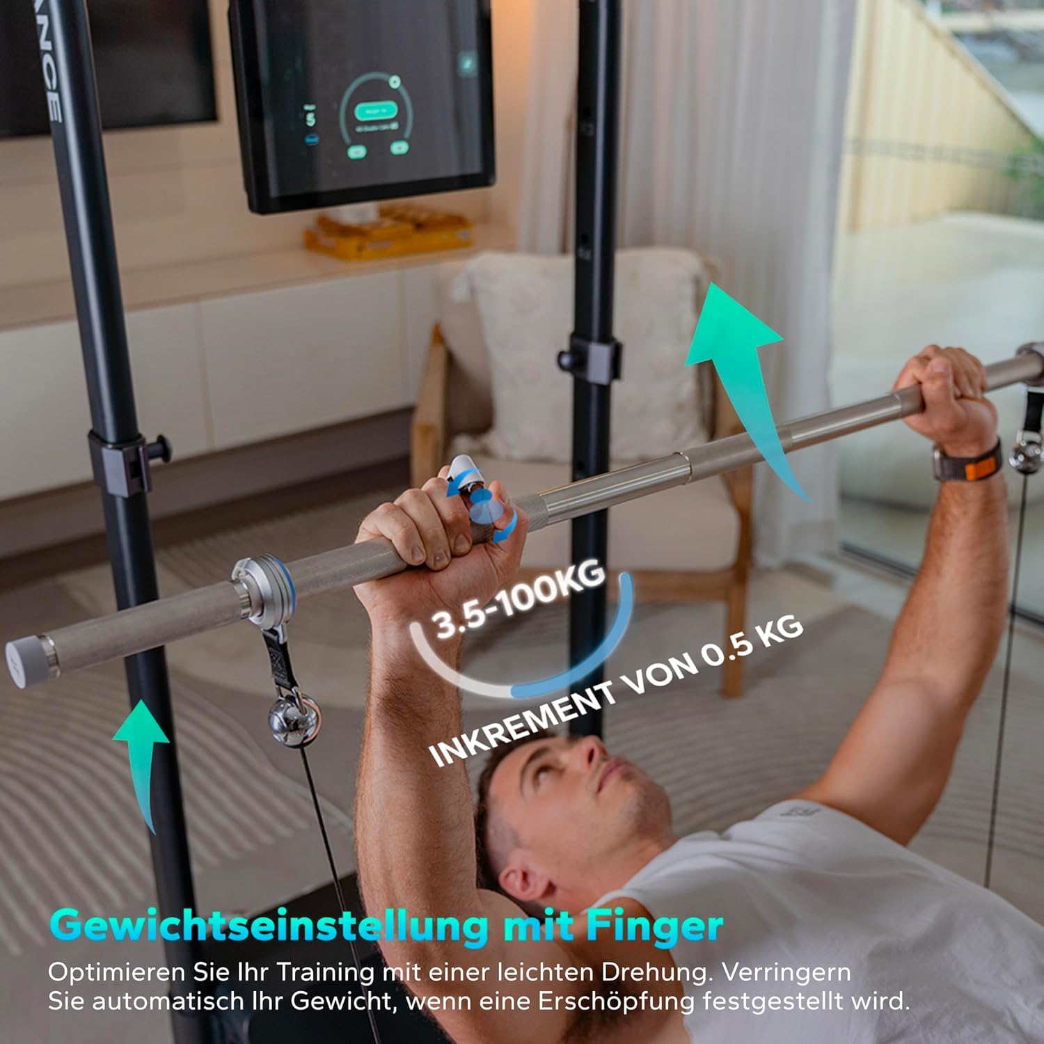 Speediance Intelligente Fitnessgeräte Alles in Einem Intelligente Fitness Training Ausrüstung, Ganzkörper-Ausdauertraining Maschine, Krafttraining Maschine (Works-Plus 1.0)